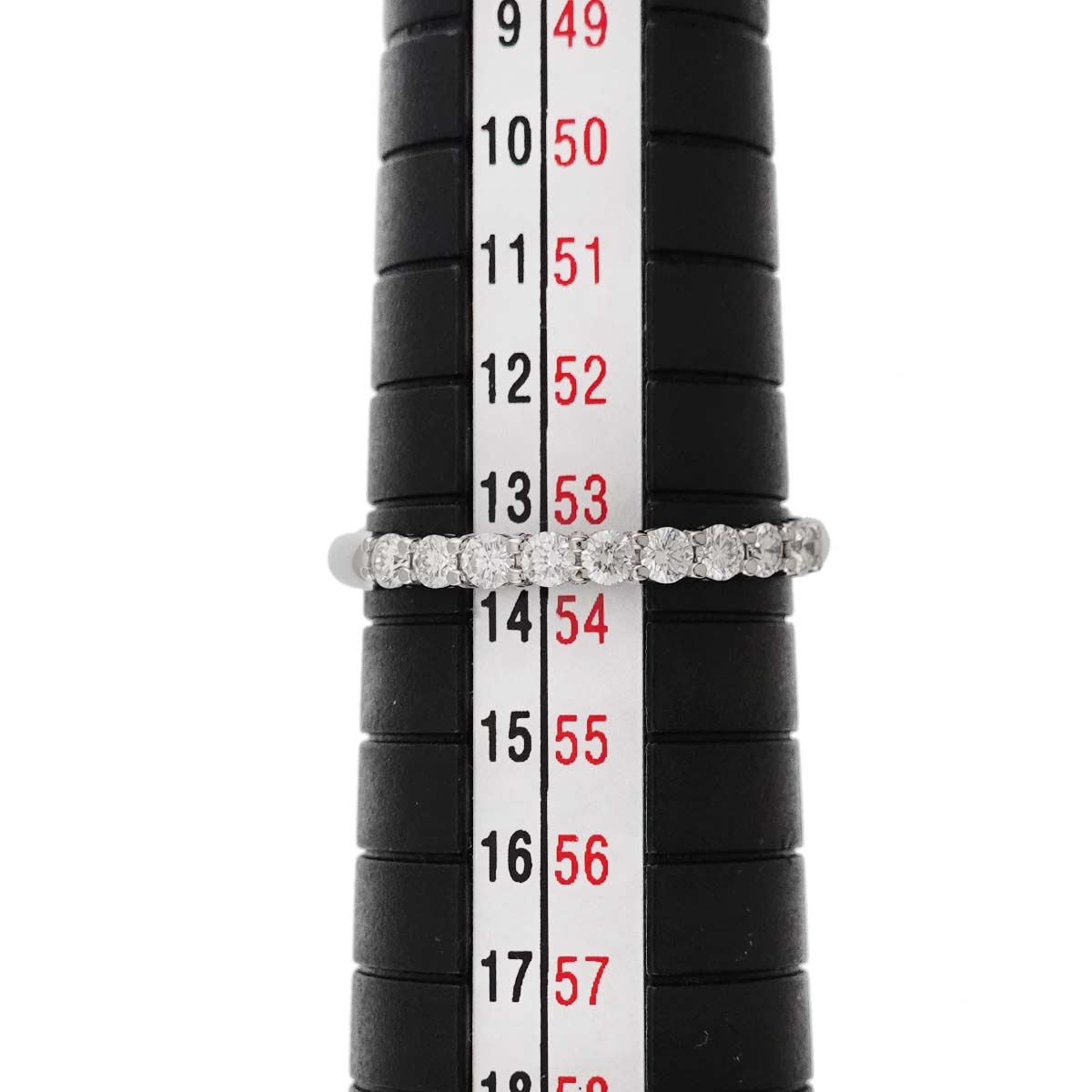 Forever Half Diamond Ring Platinum size6.5-6.75(US)