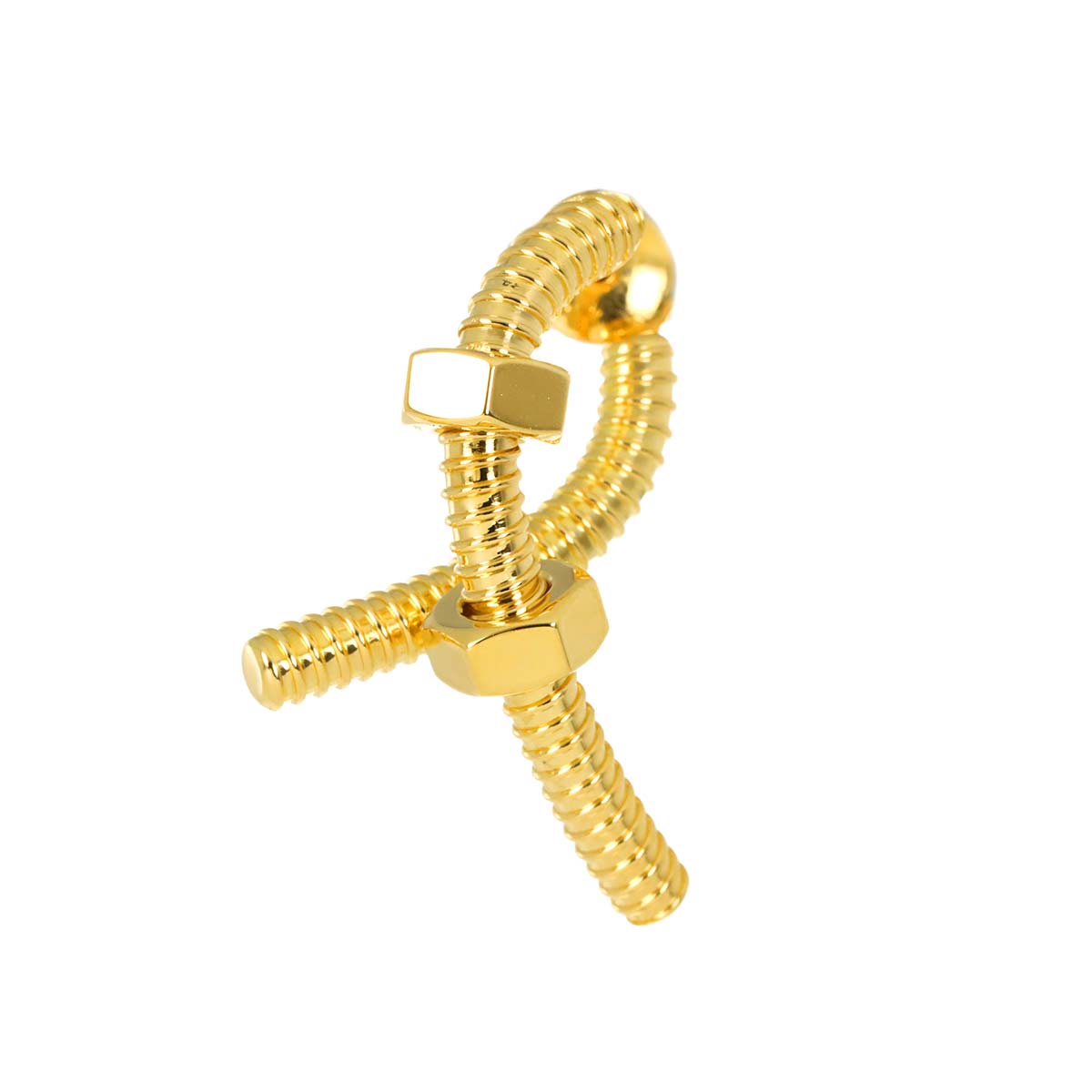 Ecrou de Single Earring Pierced 18K YG 750 Left ear