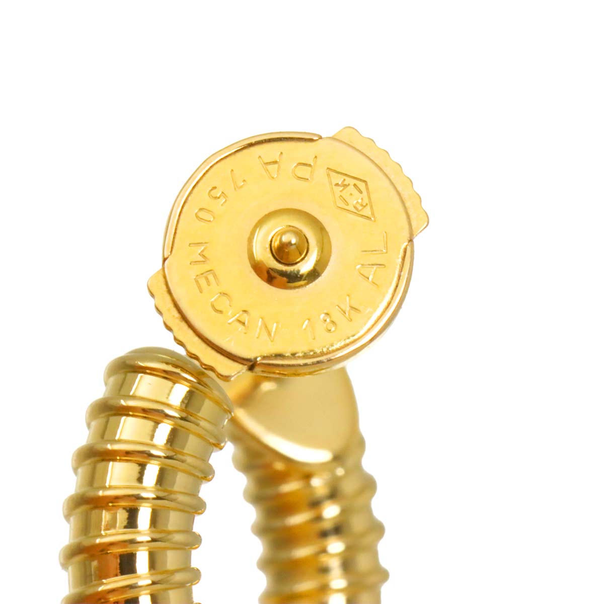 Ecrou de Single Earring Pierced 18K YG 750 Left ear