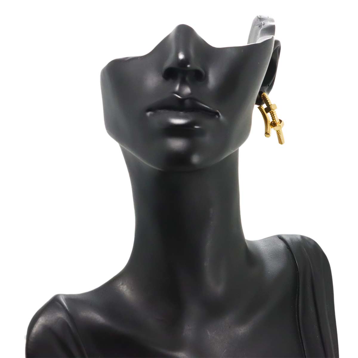 Ecrou de Single Earring Pierced 18K YG 750 Left ear