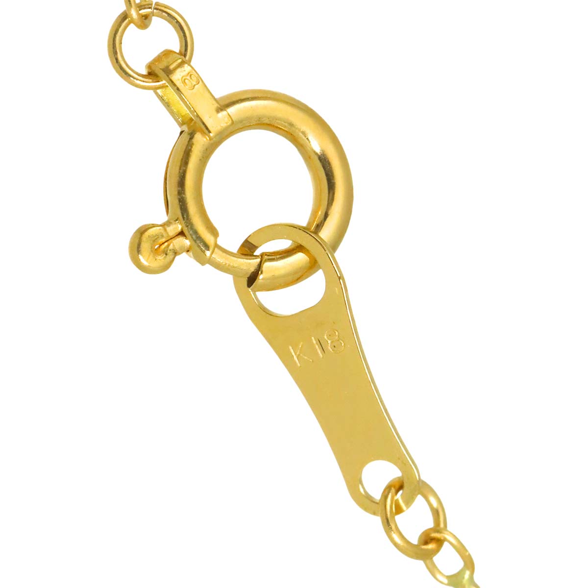 Diamond 0.306ct F/SI2 Necklace 18K YG Yellow Gold 750