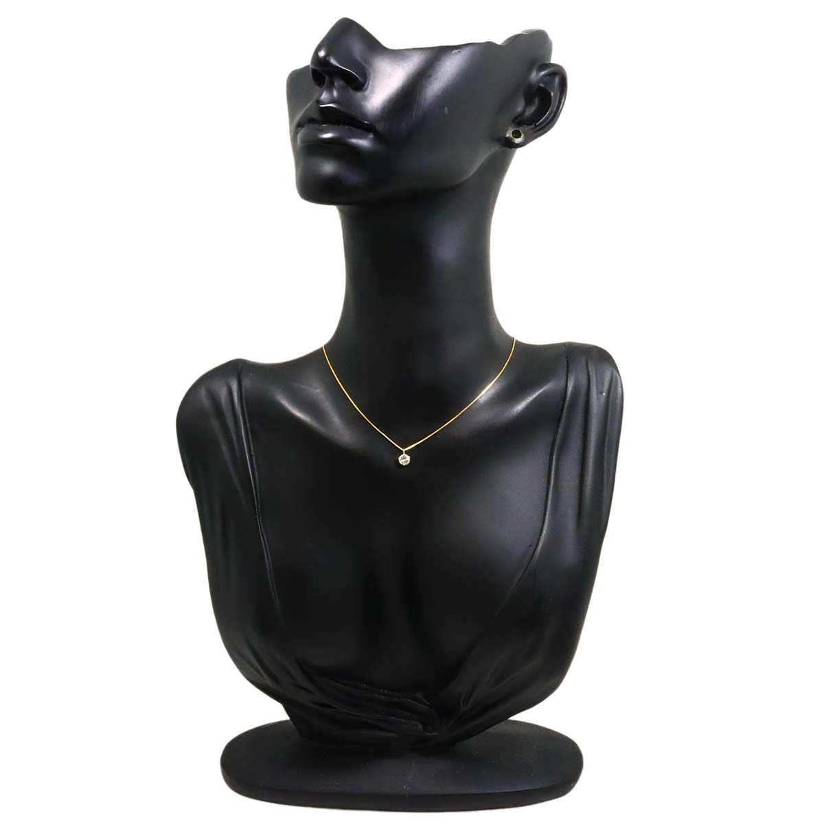 Diamond 0.306ct F/SI2 Necklace 18K YG Yellow Gold 750