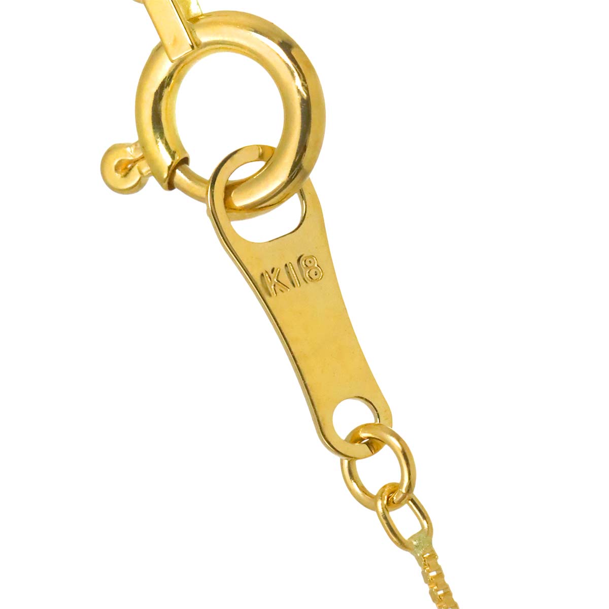 Diamond 0.322ct F/SI1 Necklace 18K YG Yellow Gold 750