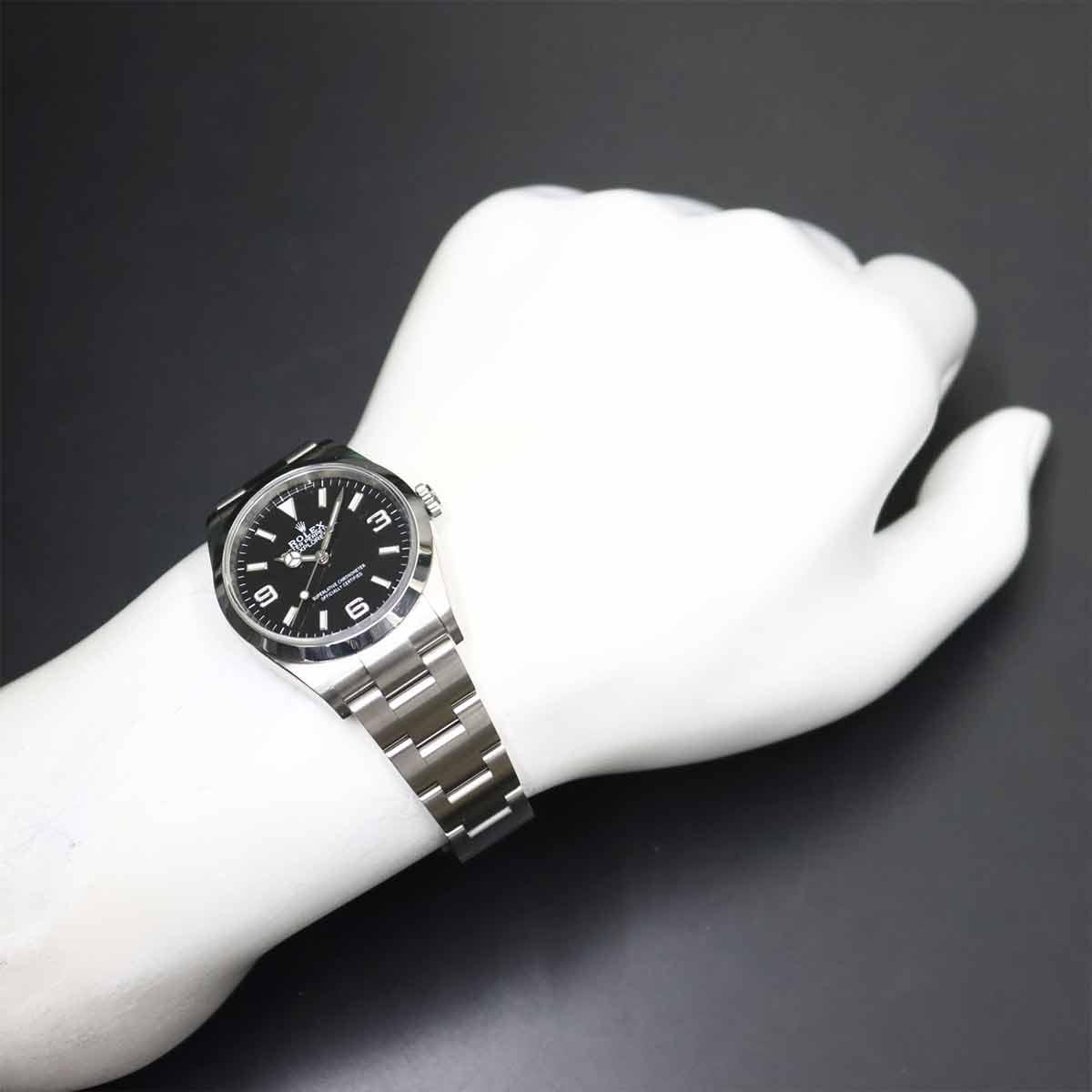 Explorer 1 124270 Serial Random Automatic Black Dial Mens Watch