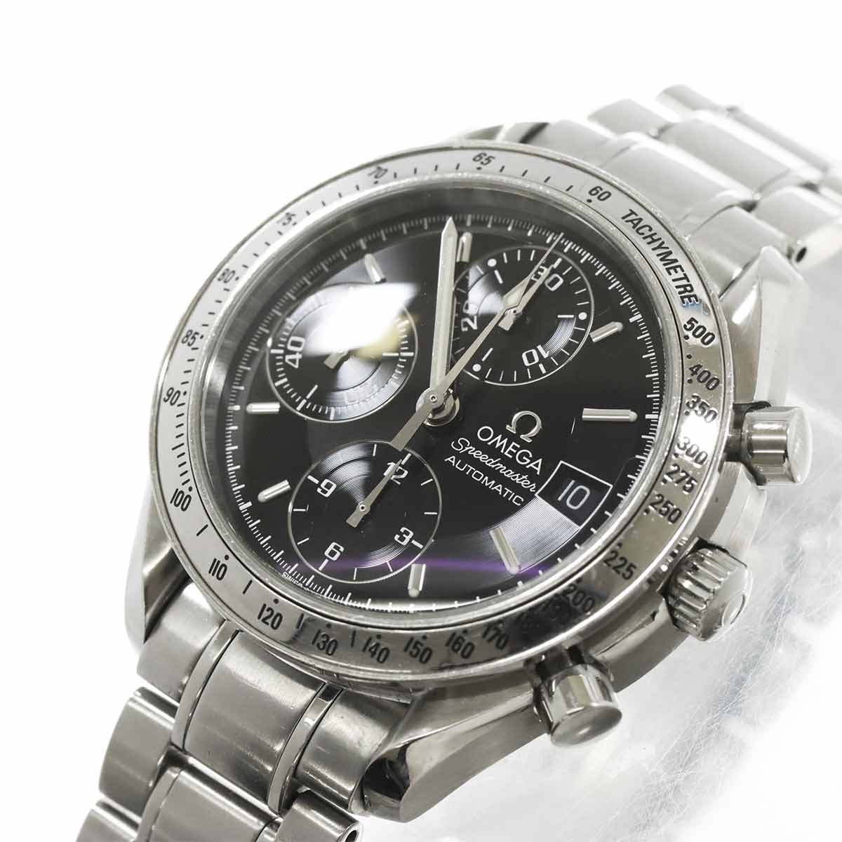 Speedmaster Date 3513.50 Chronograph Automatic Black Dial Mens