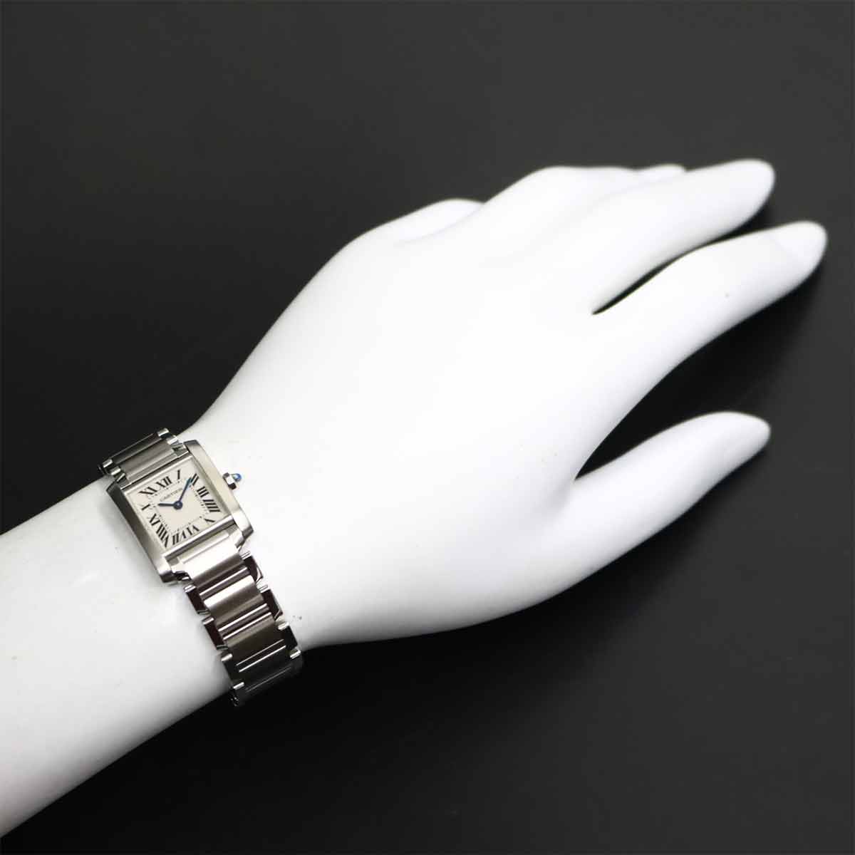 Tank Francaise SM W51008Q3 Quartz Cream Dial Ladies Watch