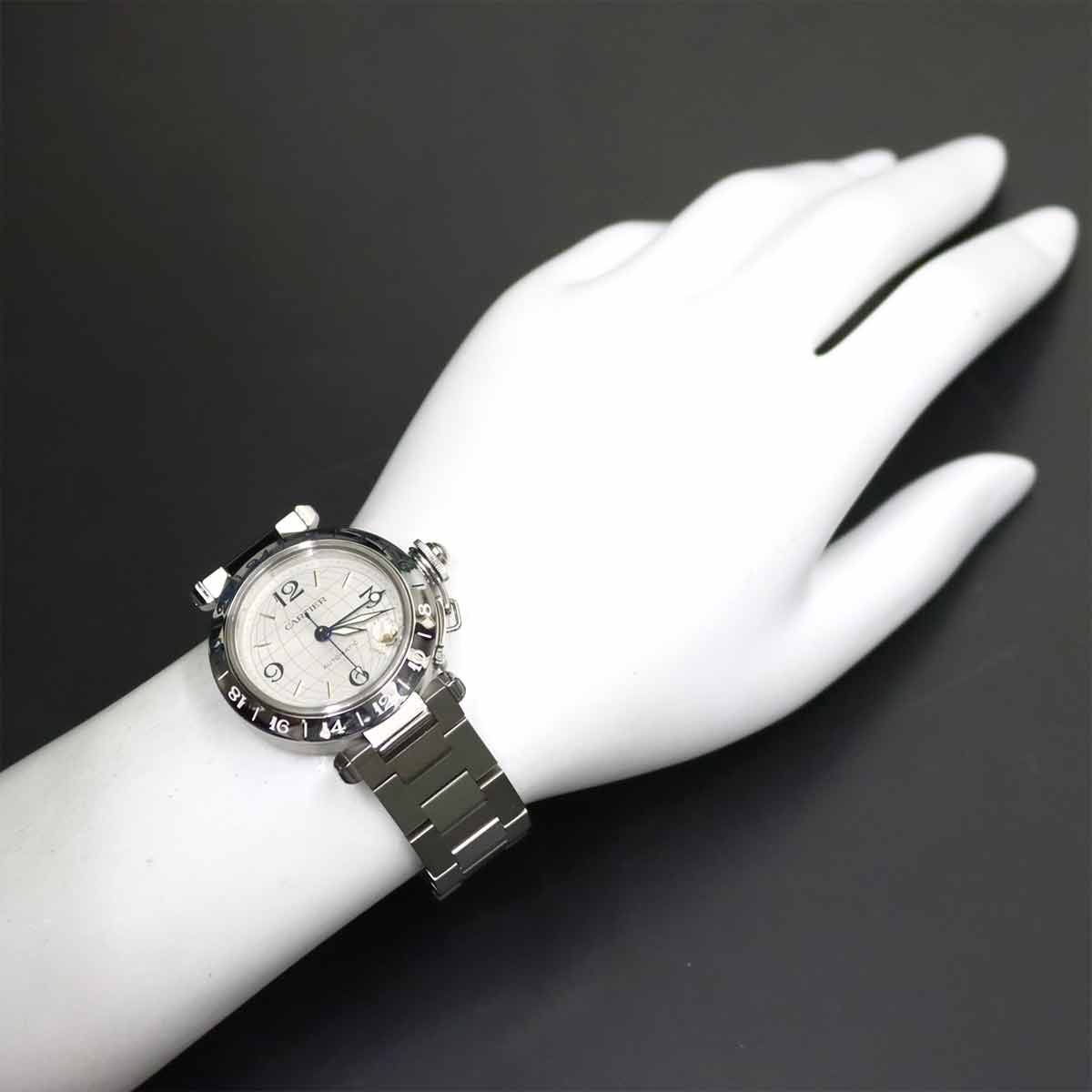 PashaC Meridian GMT W31029M7 Automatic Silver Dial Boys