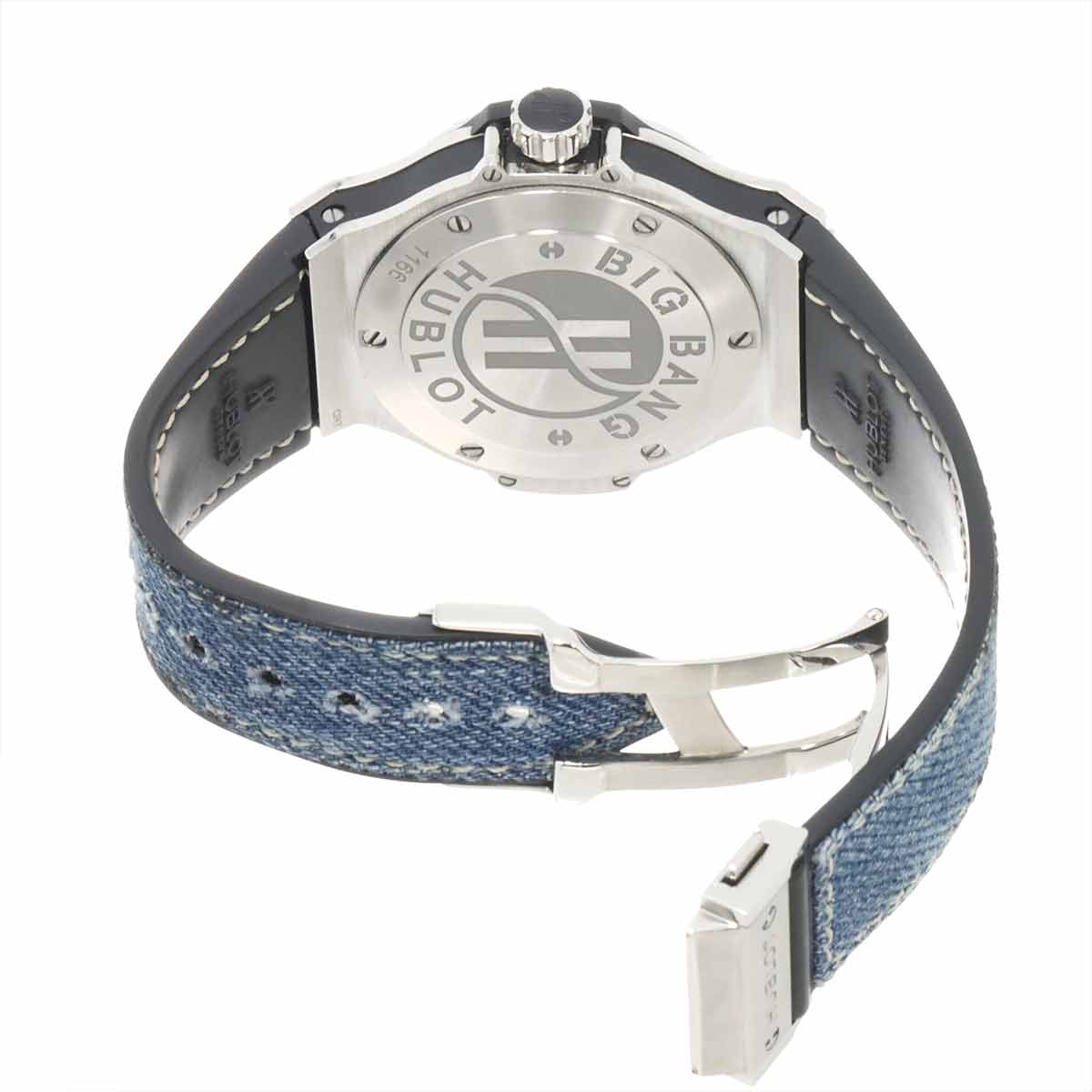 Big Bang 361 SX 2710 NR 1104 JEANS Quartz Diamond bezel Ladies
