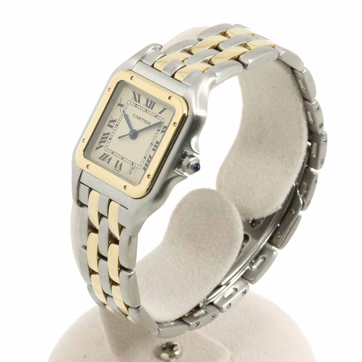 Panthere MM 2Row 83083242 YG Quartz Date Cream Dial Boys Watch