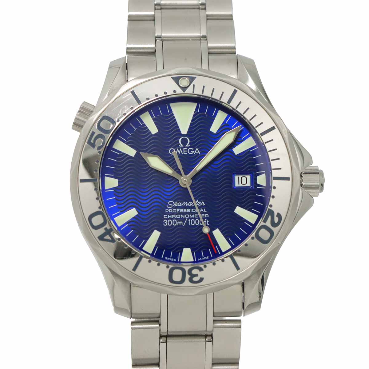 Seamaster Professional 300 2255 80 Mens Watch Date Blue Dial