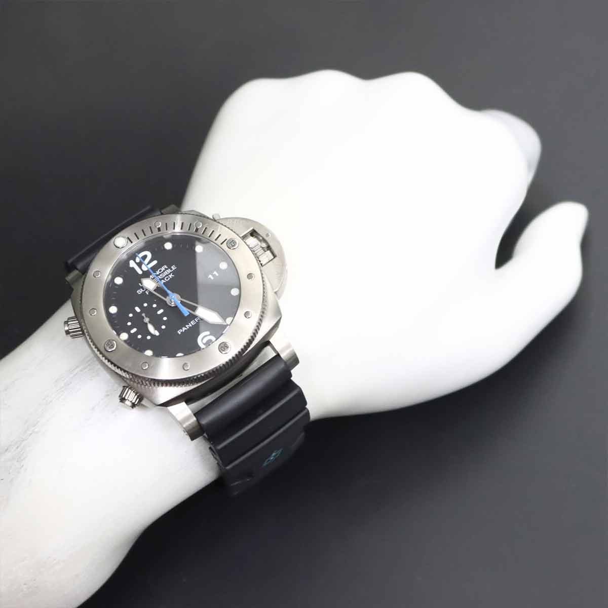 Luminor Submersible PAM00614 Automatic Date Black Dial Mens