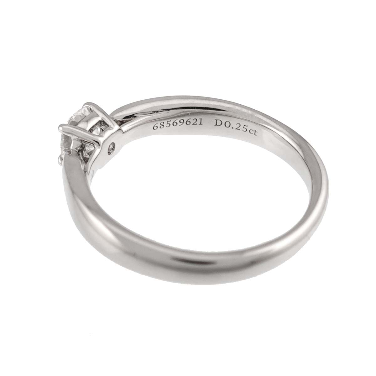 Harmony Diamond 0.25ct E/VS1/3EX Ring Pt Size3.25(US)