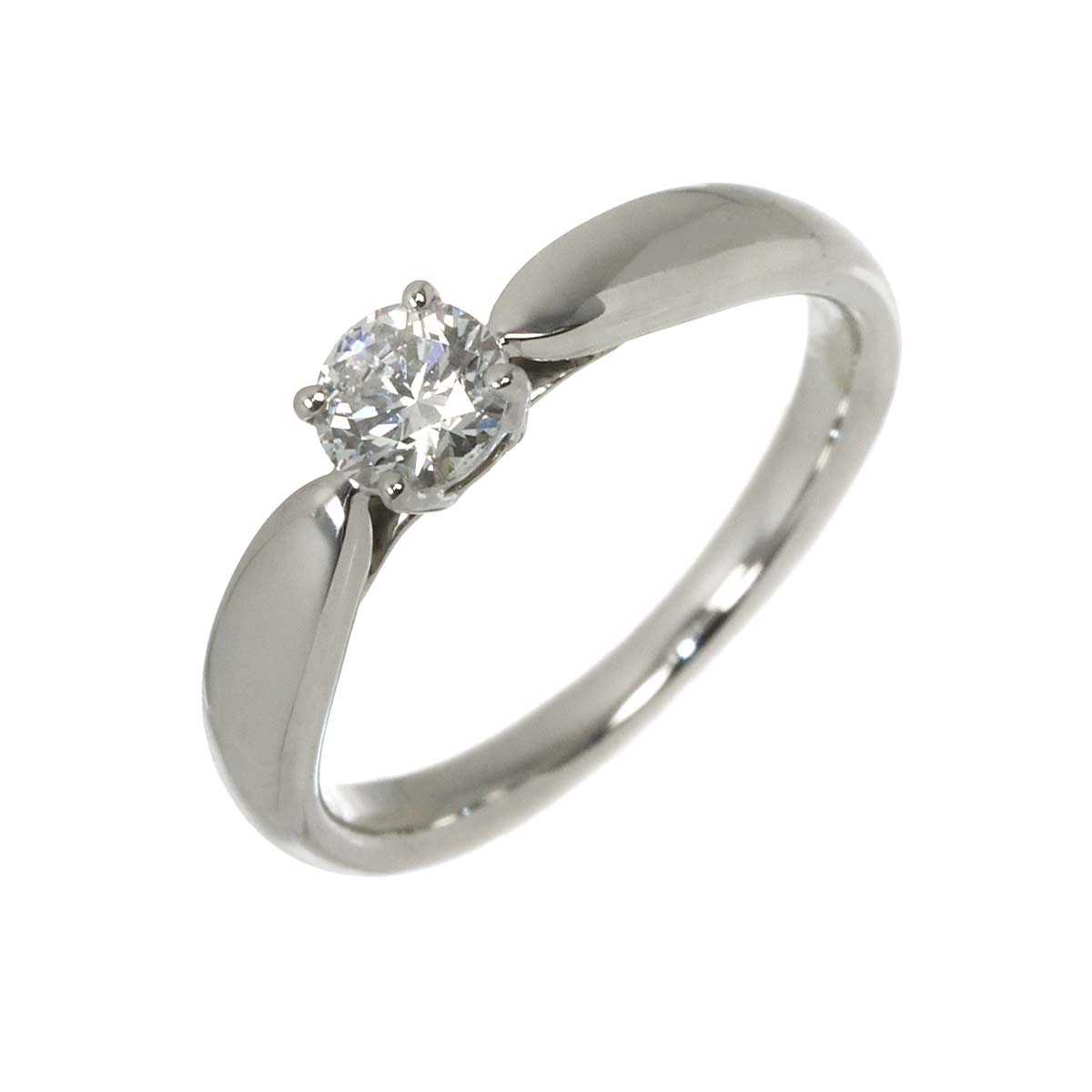 Harmony Diamond 0.25ct E/VS1/3EX Ring Pt Size3.25(US)