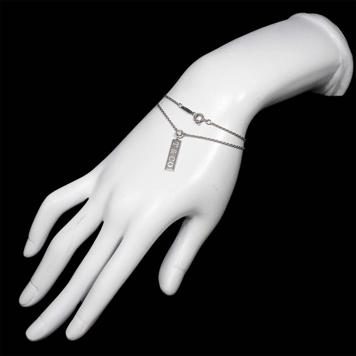 Diamond Bracelet 18K White Gold 750