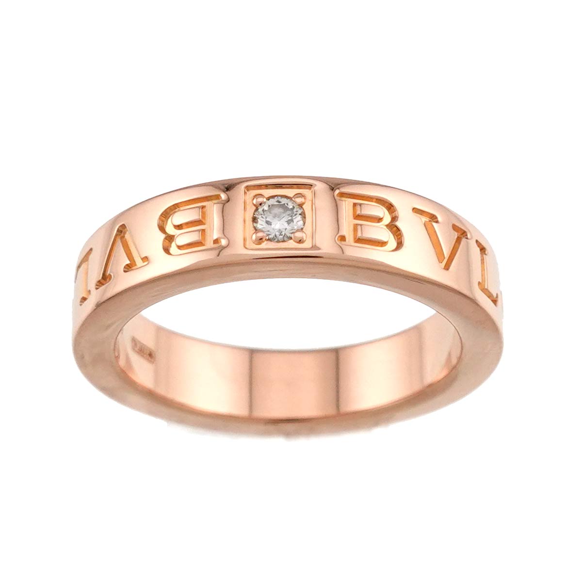 B-ZERO1 Diamond Ring 18K Pink Gold 750 Size4-4.5(US)