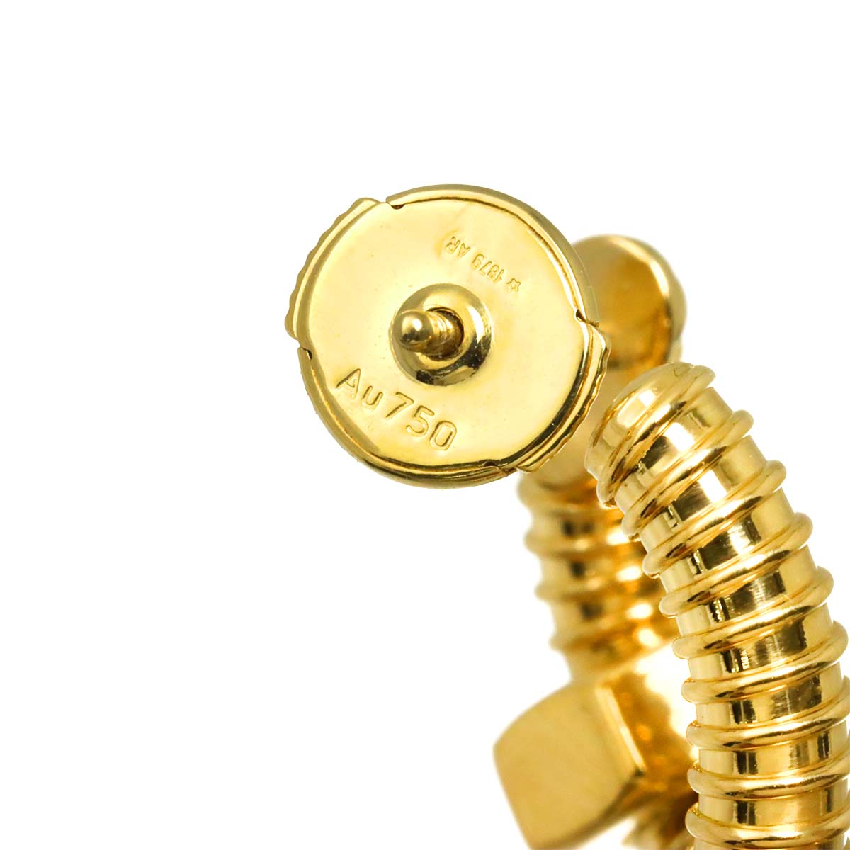 Ecrou de Single Earring Pierced 18K YG 750 for right ear