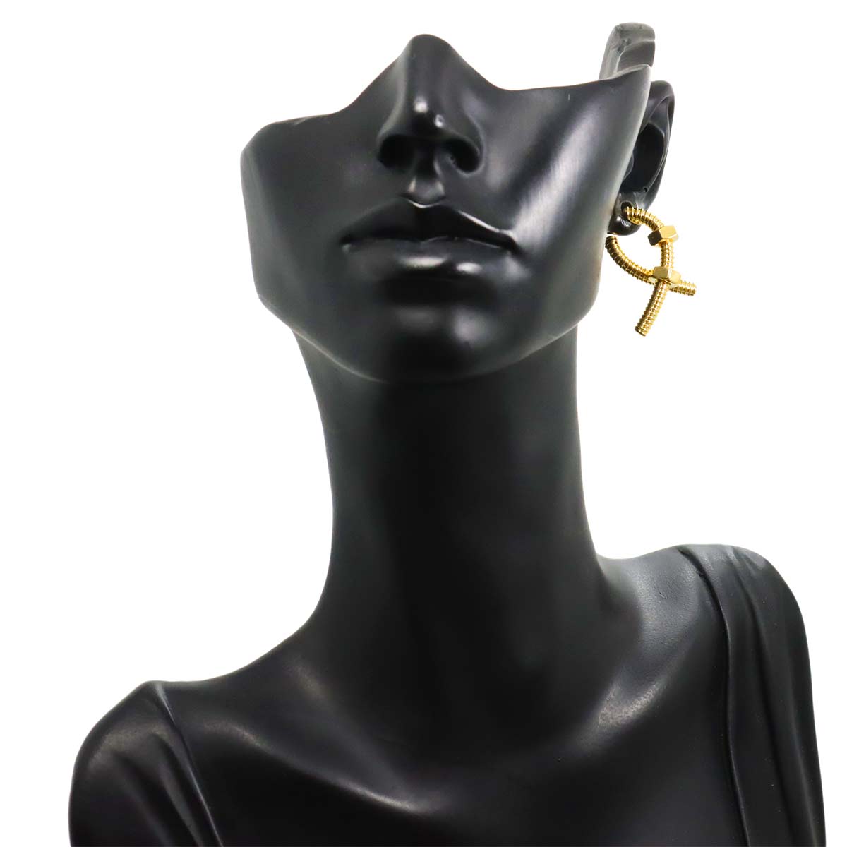 Ecrou de Single Earring Pierced 18K YG 750 for right ear