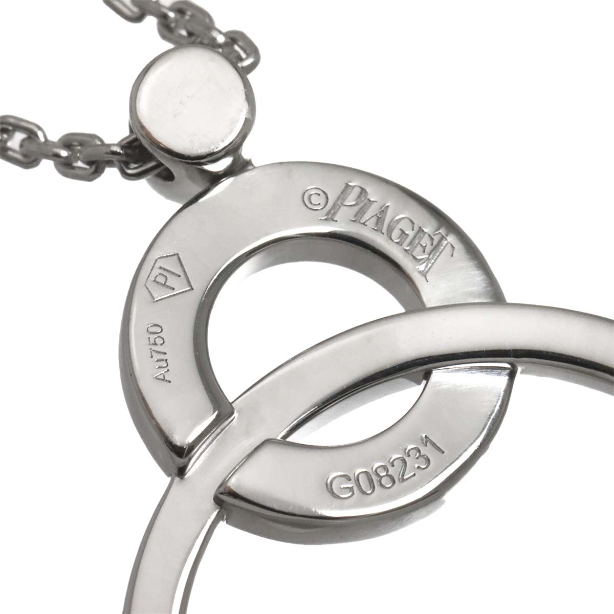 Possession Diamond Necklace 18K White Gold 750