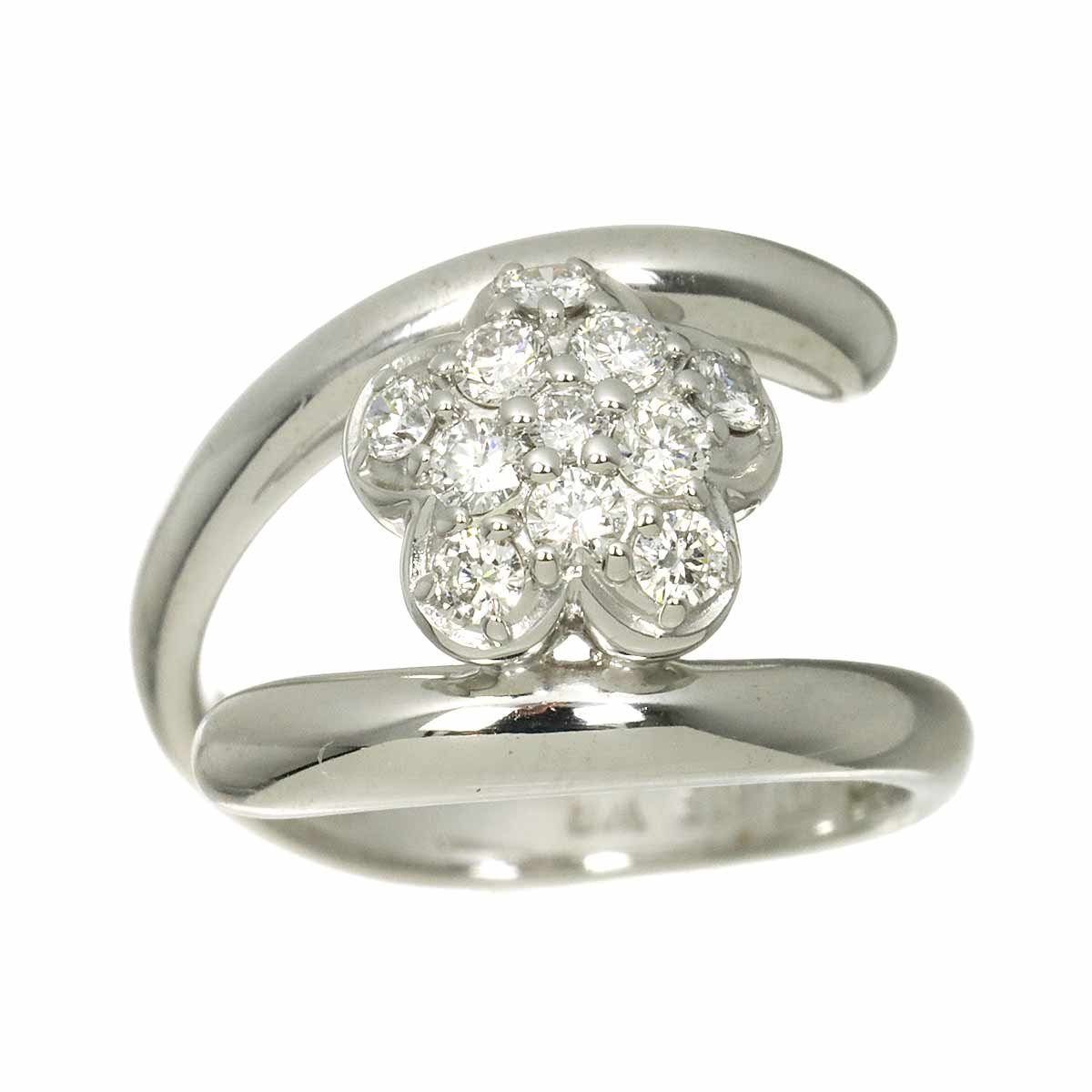Diamond 0.30ct Ring 18K WG 750 Size2.75-3(US)