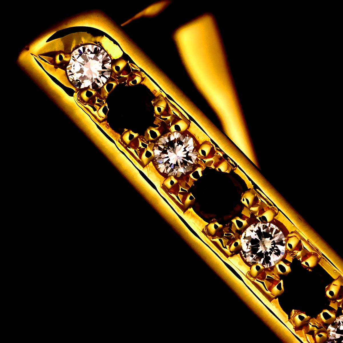 Ruby 0.16ct Diamond 0.12ct Ring 18K YG 750 Size6.25-6.5(US)