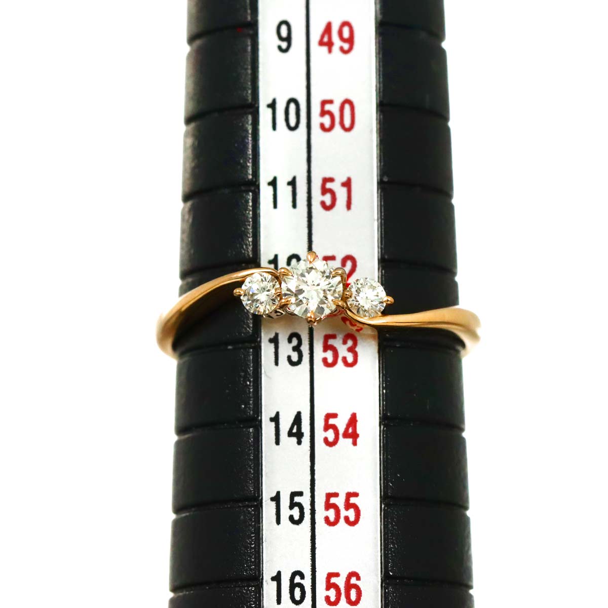 Diamond 0.15/0.08ct Ring 18K PG 750 Size6-6.25(US)