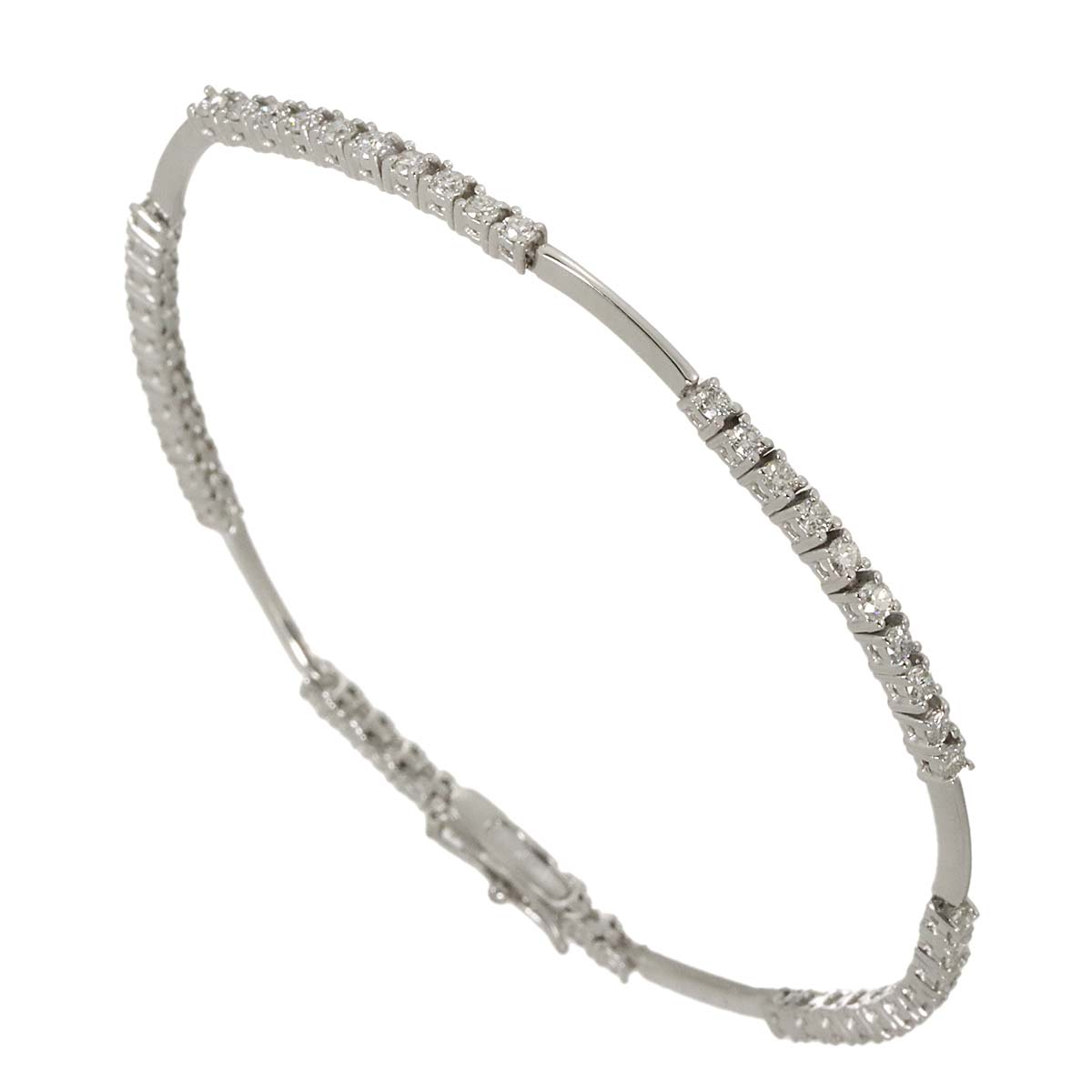 Diamond 1.50ct Bracelet 18K White Gold 750