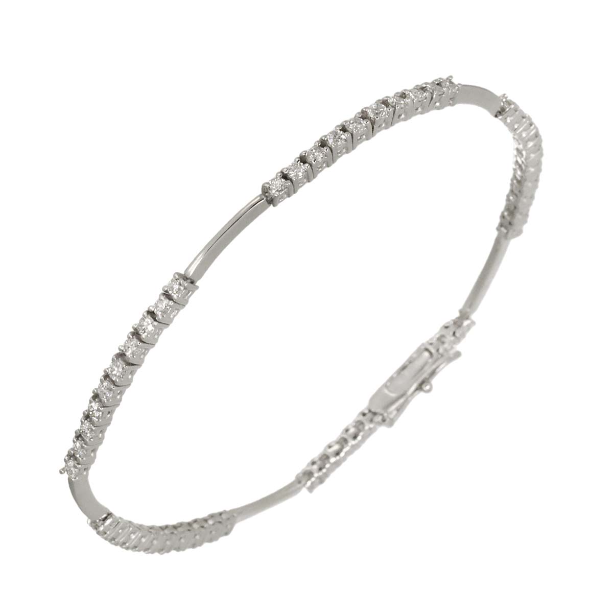 Diamond 1.50ct Bracelet 18K White Gold 750