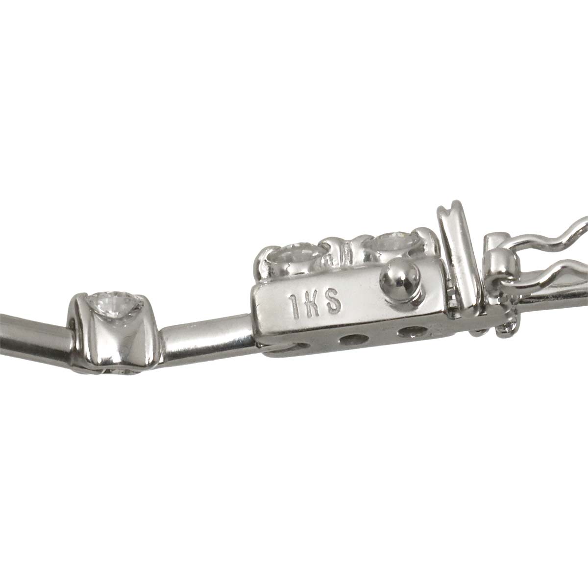 Diamond 1.25ct Bracelet 18K White Gold 750