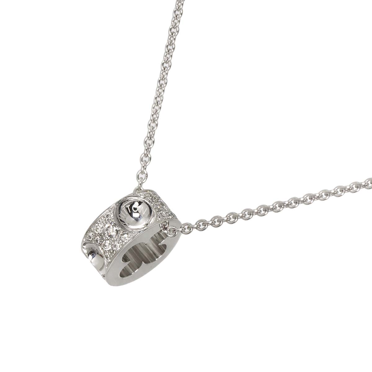 Pendentif Diamond Necklace 18K WG 750