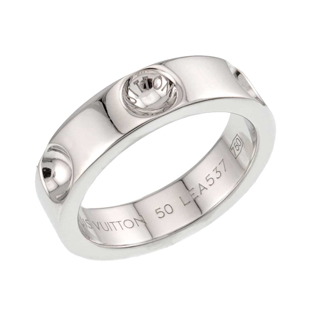 Petit Bague Empreinte Ring 18K WG 750 size50 5.25(US)