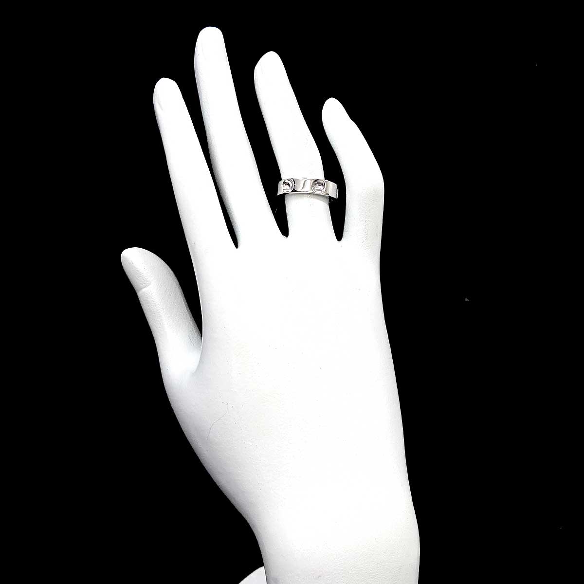 Petit Bague Empreinte Ring 18K WG 750 size50 5.25(US)