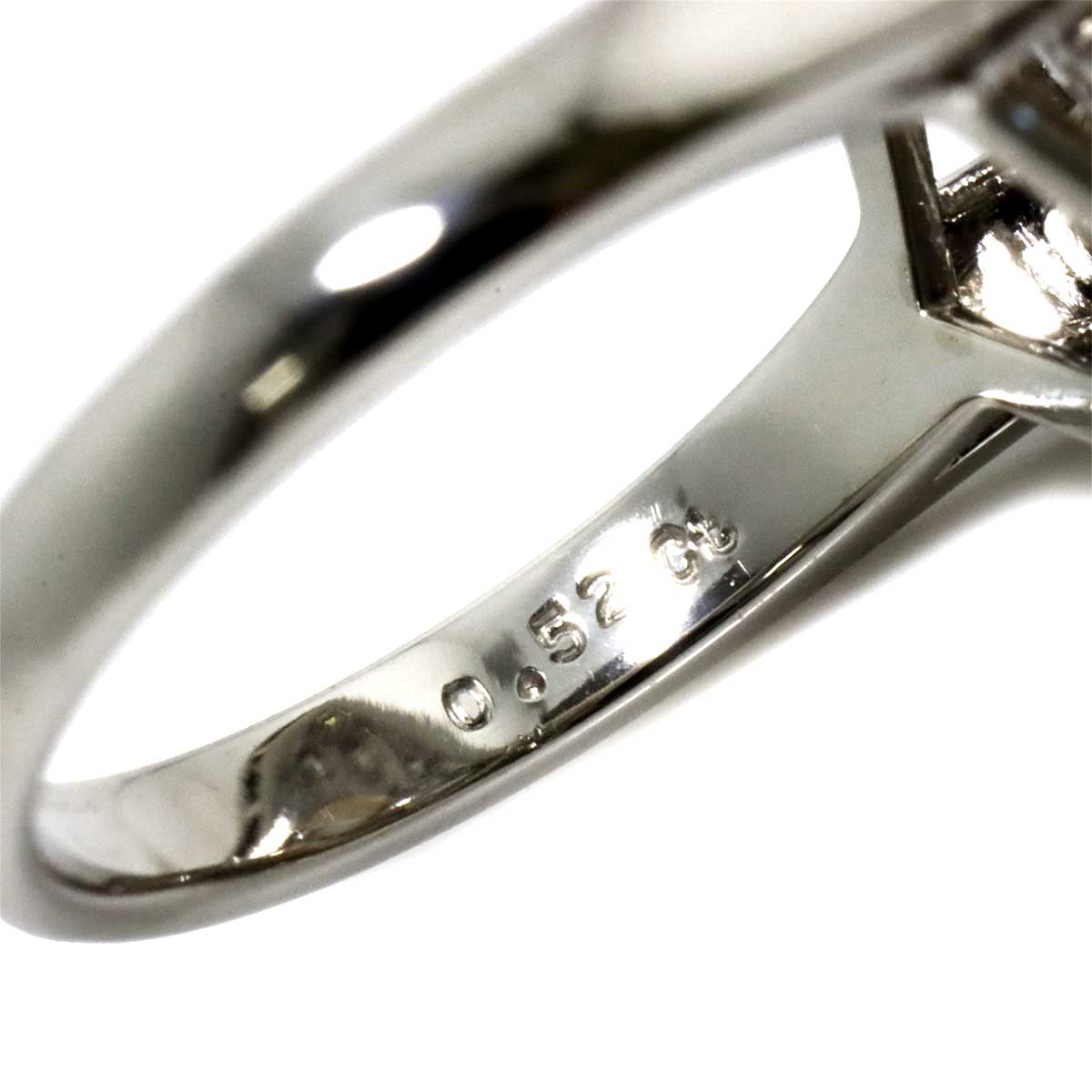 South Sea pearl 11.2mm Diamond 0.52ct Ring Pt size5.5-5.75(US)