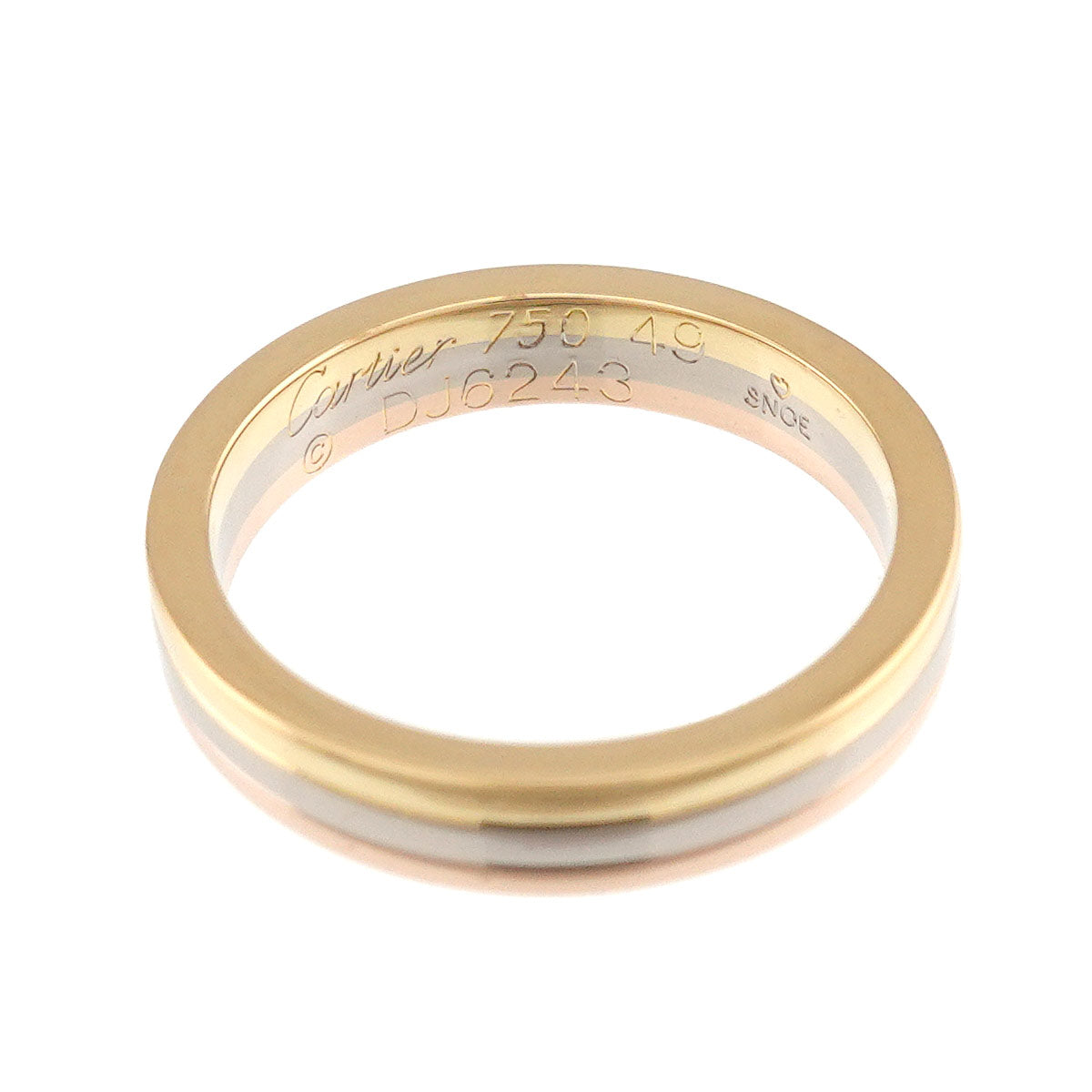 Vendome Ring 18K YG WG PG 750 size49 4.75-5(US)