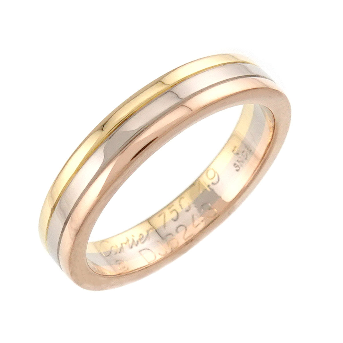 Vendome Ring 18K YG WG PG 750 size49 4.75-5(US)