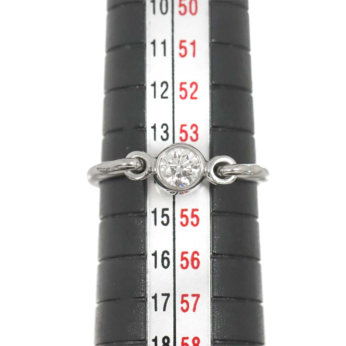 Swan Diamond Ring Pt Platinum Size6.75(US)