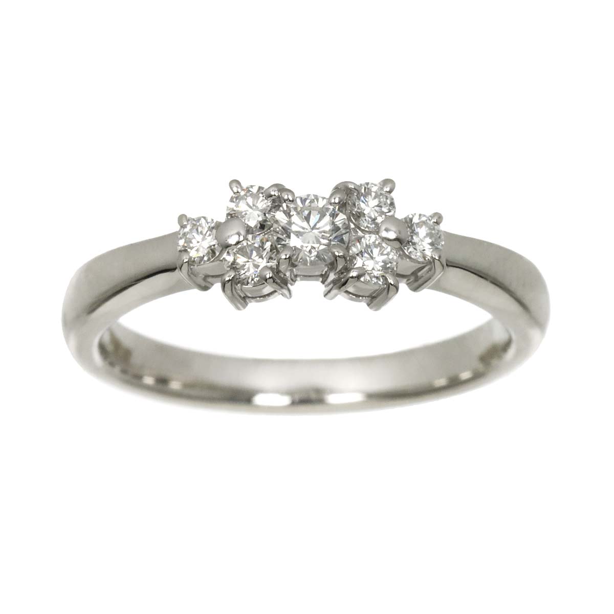 Diamond 0.26ct Ring Platinum Size5.5-5.75(US)