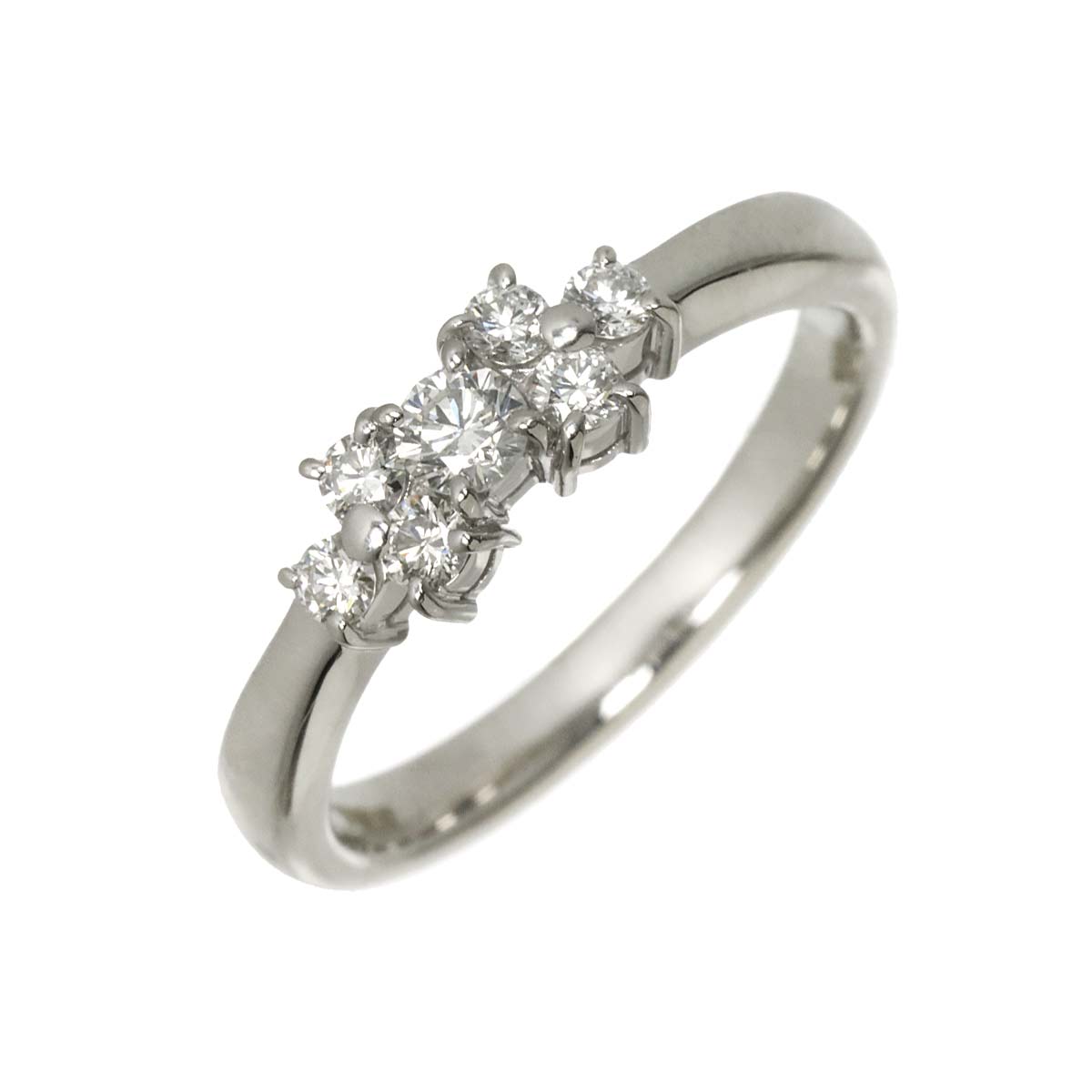Diamond 0.26ct Ring Platinum Size5.5-5.75(US)