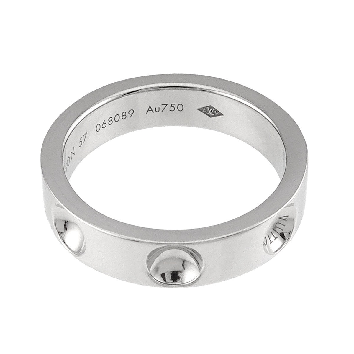 Petit Bague Empreinte Ring 18K WG 750 size57 7.5-7.75(US)