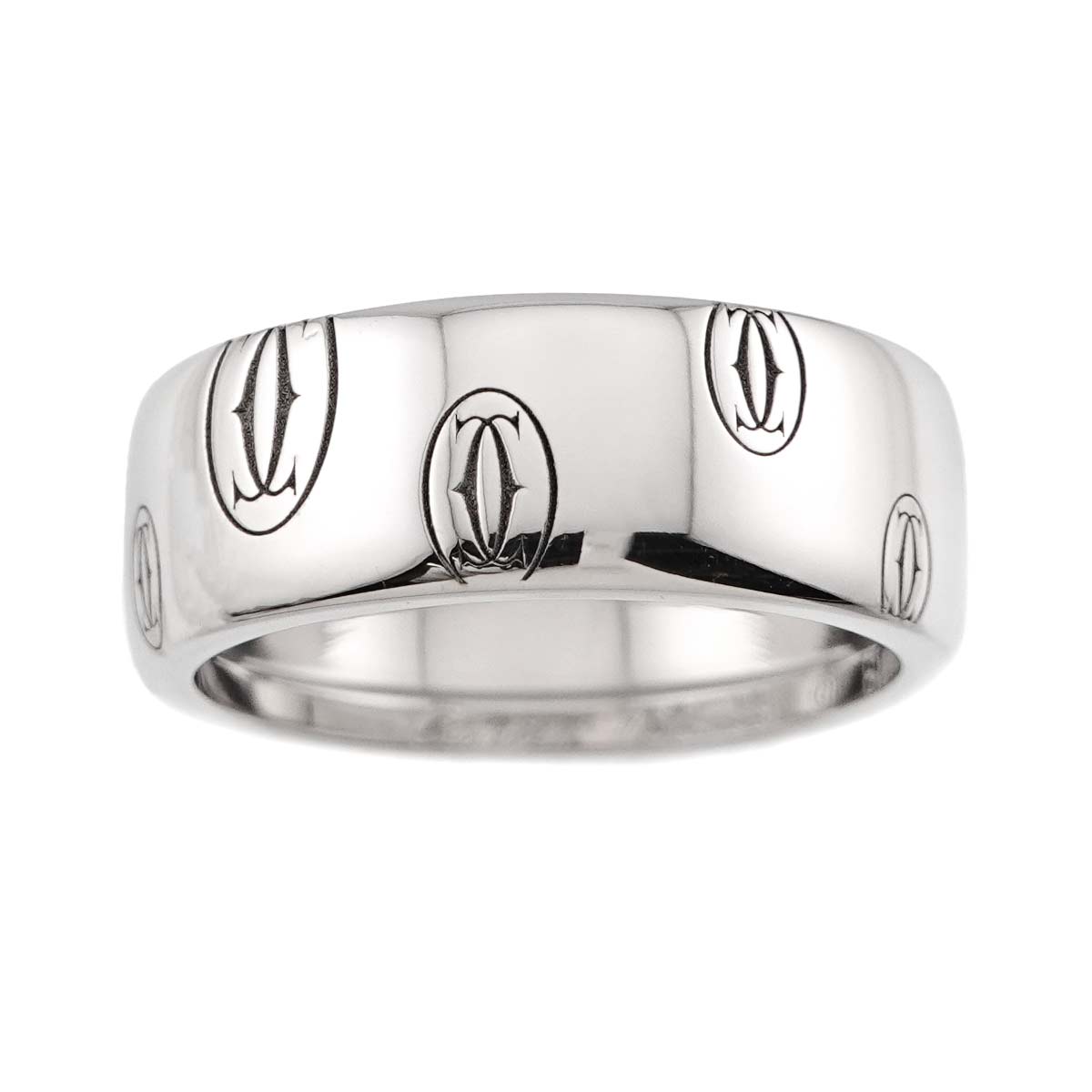 Happy Birthday LM Ring 18K WG 750 Size59 8.75(US)