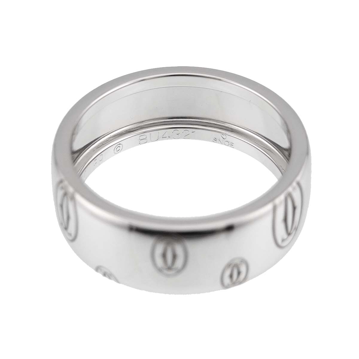 Happy Birthday LM Ring 18K WG 750 Size59 8.75(US)