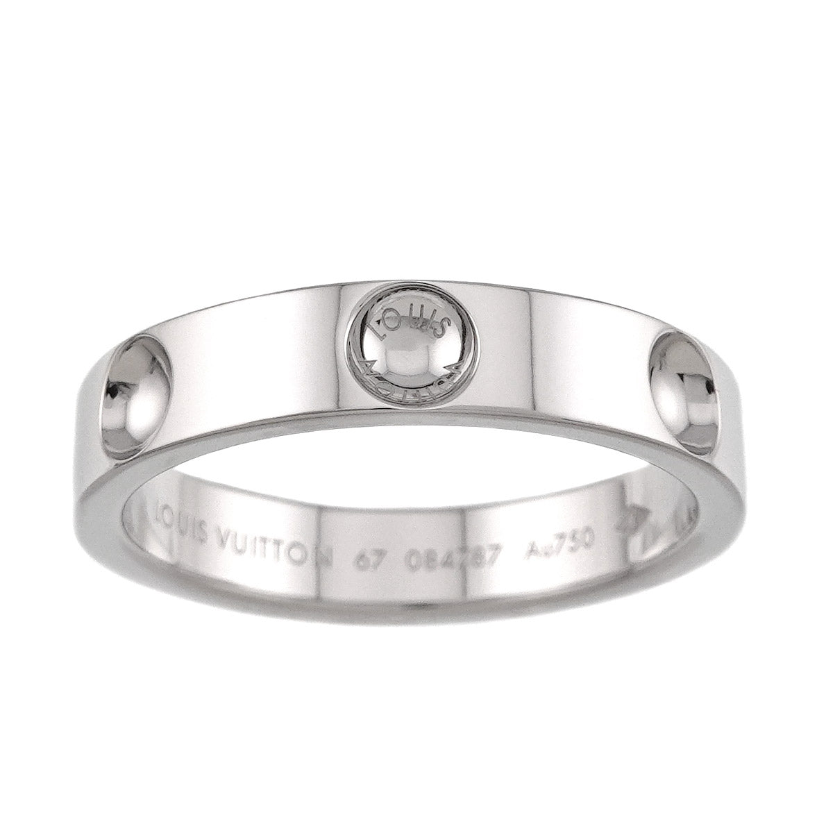 Petit Bague Empreinte Ring 18K WG size67 11.75(US)