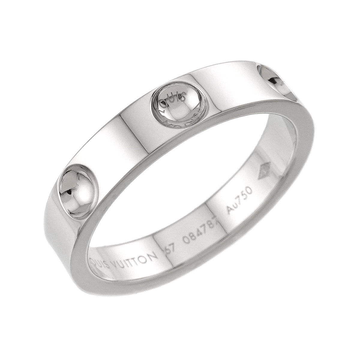Petit Bague Empreinte Ring 18K WG size67 11.75(US)