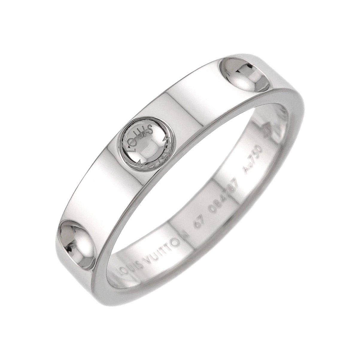 Petit Bague Empreinte Ring 18K WG size67 11.75(US)