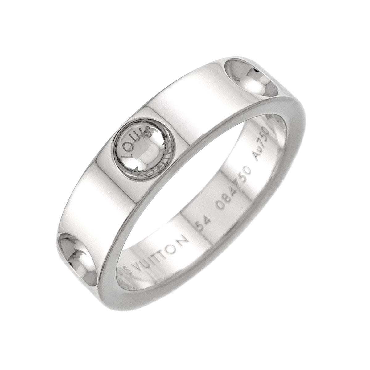 Petit Bague Empreinte Ring 18K WG 750 size54 6.75(US)