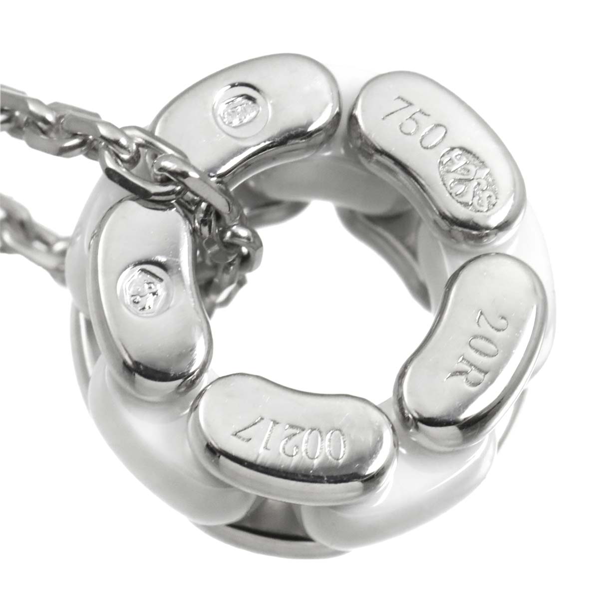ULTRA Necklace Ceramic 18K White Gold 750