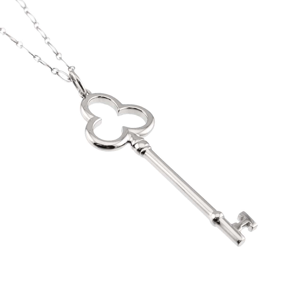 Clover Key Necklace Silver 925