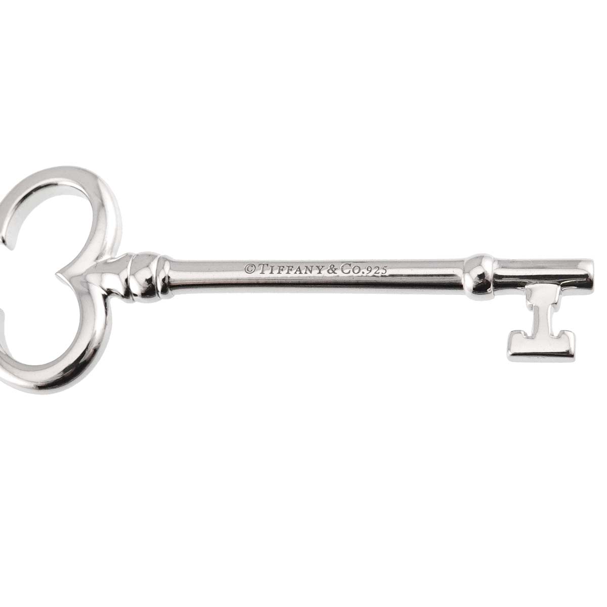 Clover Key Necklace Silver 925