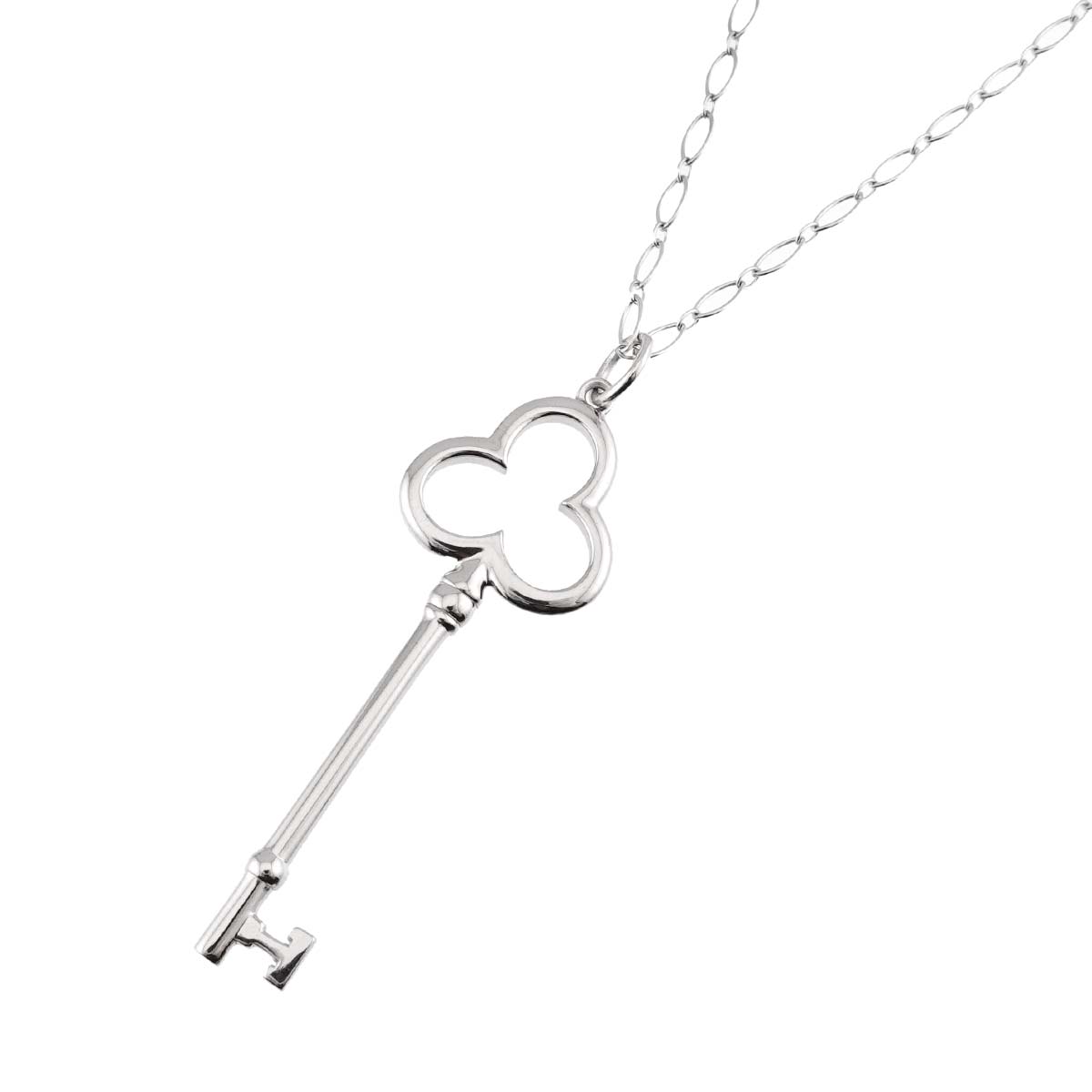 Clover Key Necklace Silver 925