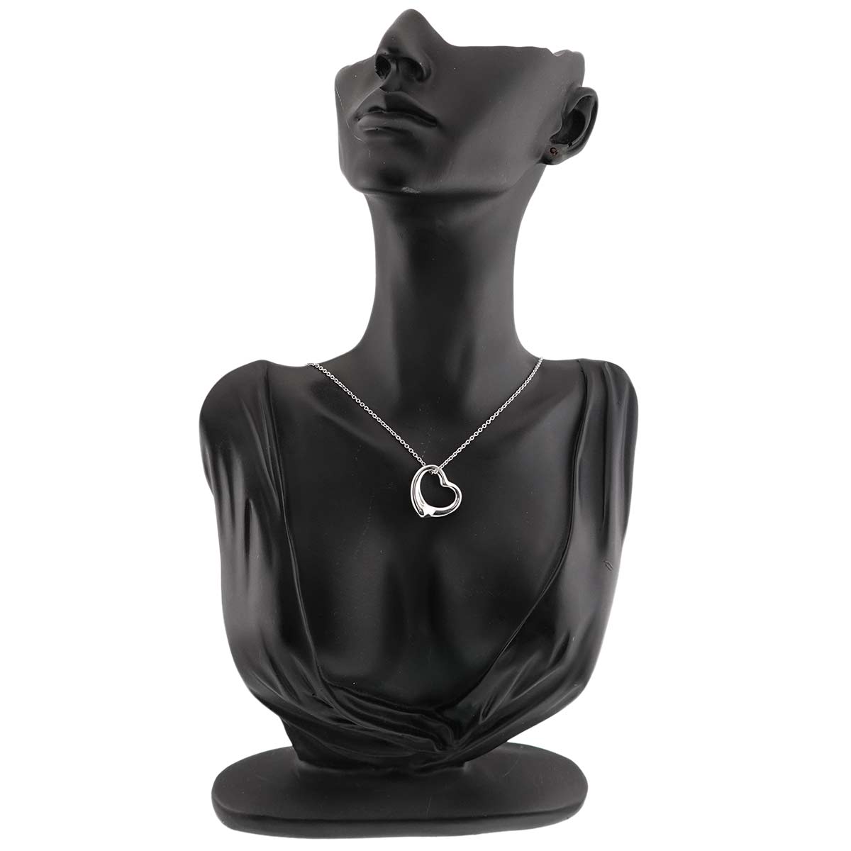 Open Heart Necklace Silver 925
