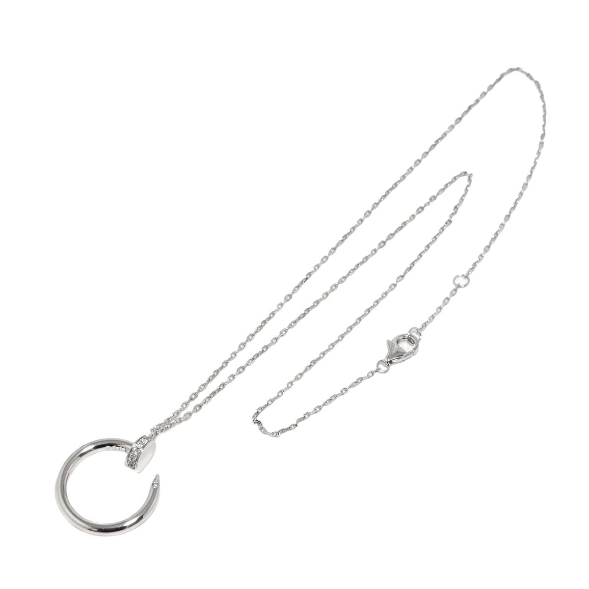 Juste Un Clou Diamond Necklace 18K White Gold 750